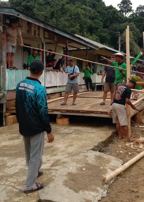 Persiapan Peringatan HUT RI di Malinau Selatan Hulu Berlangsung Meriah